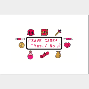 Save Game? Posters and Art